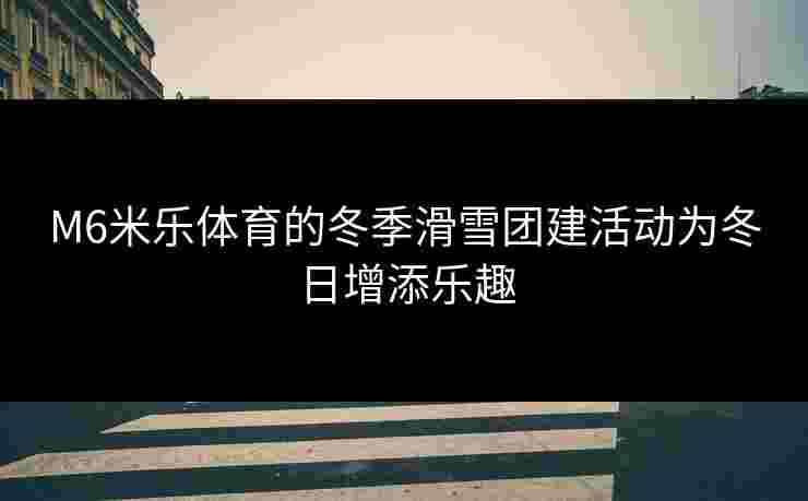 M6米乐体育的冬季滑雪团建活动为冬日增添乐趣