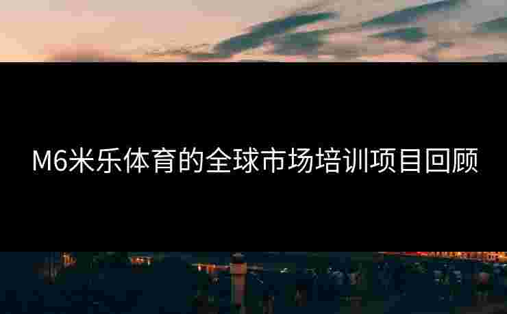 M6米乐体育的全球市场培训项目回顾